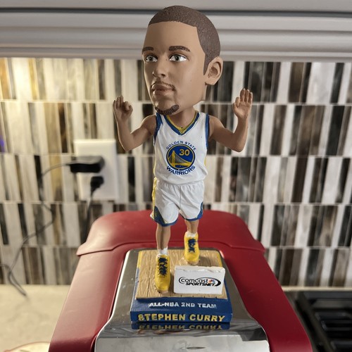 Golden State Warriors Stephen Curry 2013-14 All NBA 2nd Team Bobblehead. Unboxed