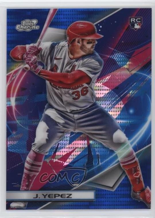 2022 Topps Cosmic Chrome Blue Moon Refractor /99 Juan Yepez #36 zg6