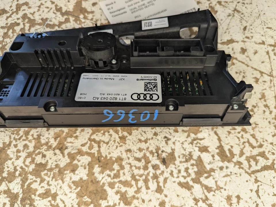 Asientos térmicos de doble zona con control de temperatura para AUDI A5 784978 10-13 Foto 3 de 4