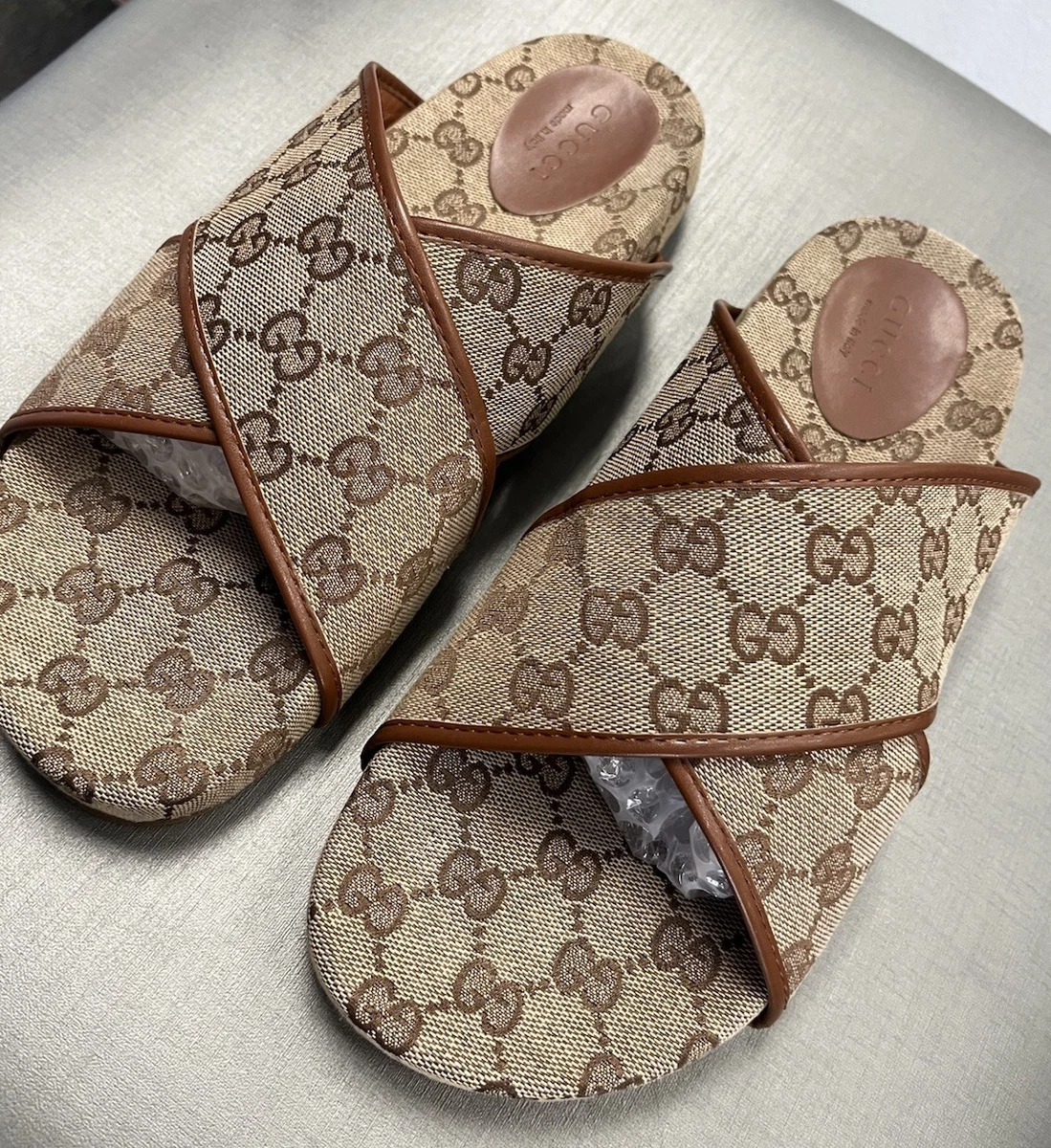 Gucci Slide Low (1-1.9 in) Heel Height Sandals for Women for sale