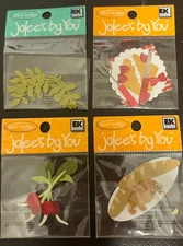 Jolee's By You-Food & Drink Lot of 4-Radishes-Waffles-Bread-Vine-New In Package