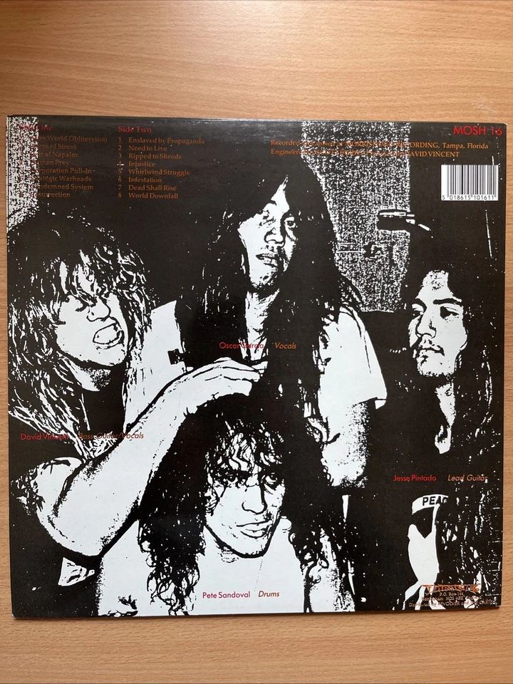 Terrorizer - World Downfall, Vinyl, LP, 1989, Zustand sehr gut, Originalausgabe - Bild 2 von 3