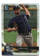 2018 Bowman Chrome #BCP99 Logan Allen Prospects Chrome Mojo Refractor