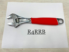 Snap-on Tools New Red 10 Soft Grip Flank Drive Plus Adjustable Wrench Fadh10br