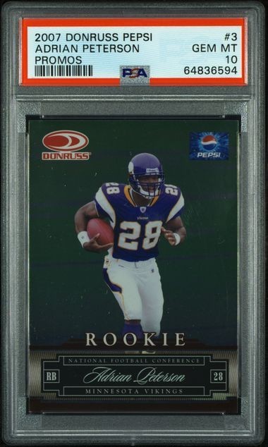 Adrian Peterson Donruss Pepsi Promos #3 Promos
