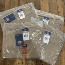 Dickies Boys Flat Front Shorts, Classic Fit, Straight Leg, Size 18