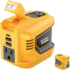 220W Portable Power Inverter Compatible with Dewalt 20V Battery Tool Only