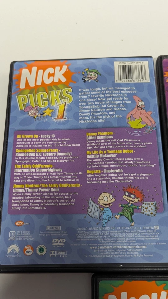 Nick Picks Box Set 2006 Volume 1-5 DVD 1 2 3 4 5 HTF - Image 3 of 4