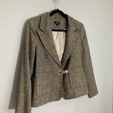Topshop Tweed Blazer Womens 10