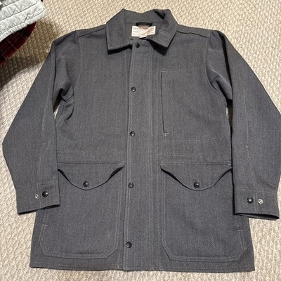 Vintage Filson Weekender Whipcord Cruiser Wool Jacket Coat Mens Sm