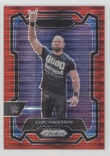 2024 Panini Prizm WWE Red Pulsar Prizm 166/399 Karl Anderson #196 02l5