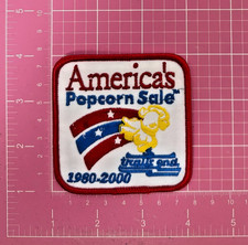 Boy Scout BSA Trails End Popcorn 20th Anniversary Patch 1980-2000 Scouts Badge