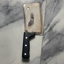 Halloween Fake Meat Cleaver 35cm Plastic Fancy Dress Costume Prop