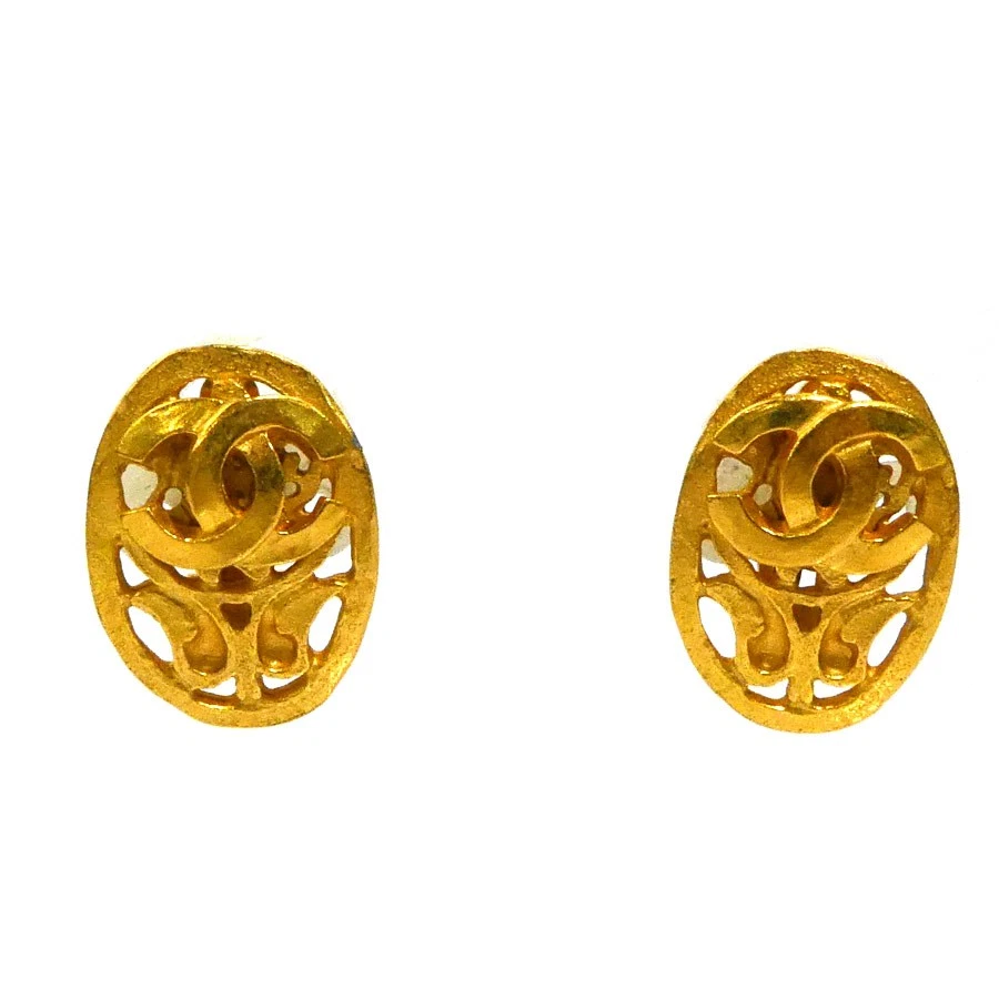 Boucles D'oreilles Clip Cœur Vintage Or Et Vert - Lideva - 25mm - Neuf Avec étiquettes