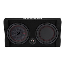 Kicker 48TRTP102 Sealed Down-Firing 10 Inch CompRT 2-Ohm Subwoofer Enclosure