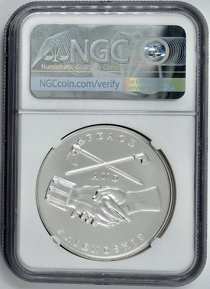 (2022) Silver Medal Zachary Taylor US Mint Presidential Series NGC MS 70 1 Oz - Image 2 of 2