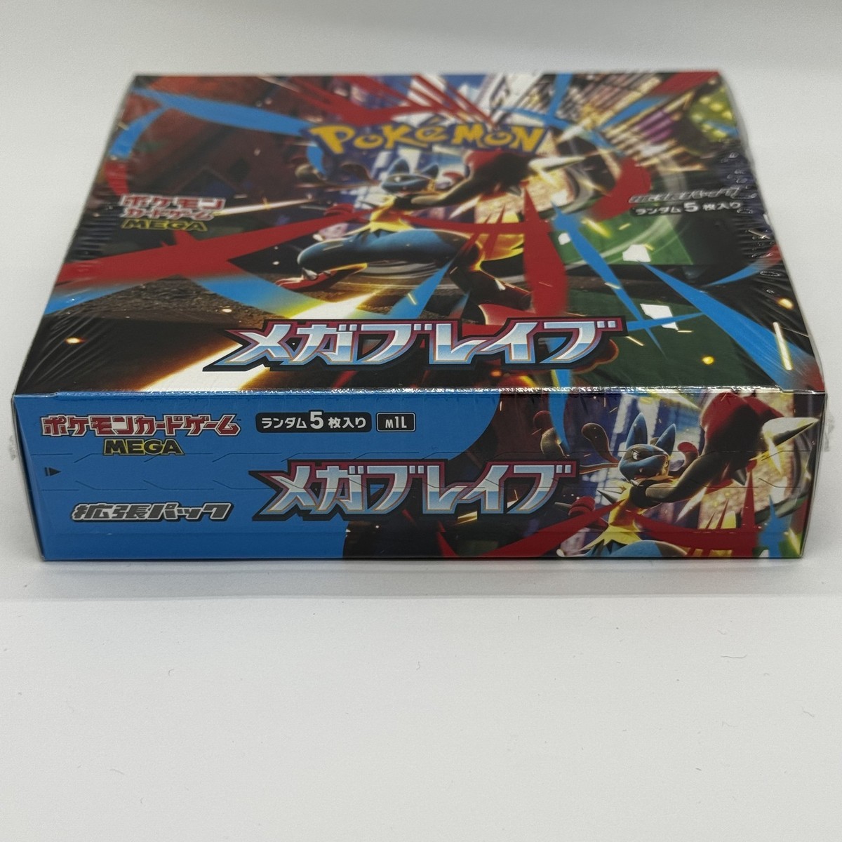 ポケモンカードゲーム NEW 60PACKS Mega Brave M1L Mega Brave Booster Box M1L Pokemon Card Japanese New Sealed