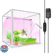 Barrina Indoor Greenhouse with Grow Light, with 40W Seed Starting