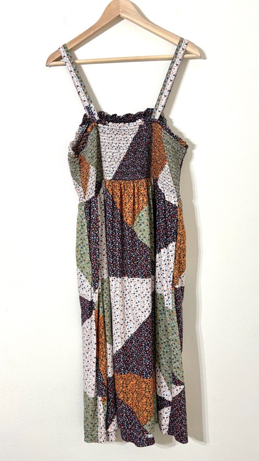 Universal Thread Patchwork Maxi Dress XL Floral S… - image 4