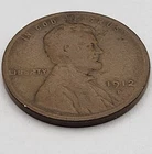 1912 D Lincoln Wheat One Cent Penny Coin / You Buy What You See