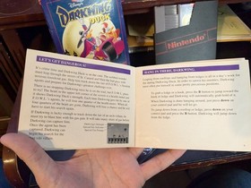 Disney's Darkwing Duck Nintendo NES Complete in Box w Manual & Inserts