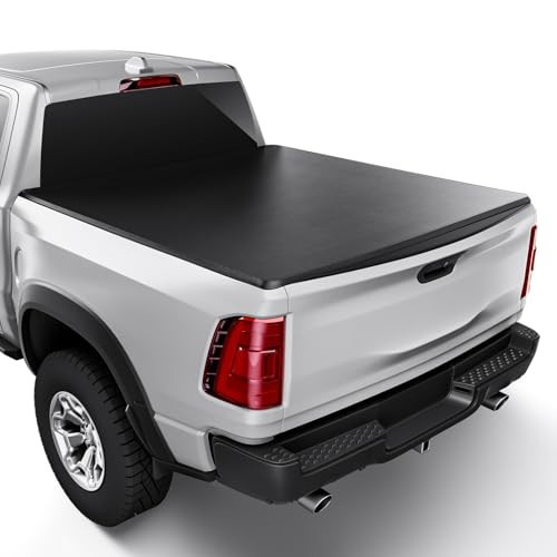 Soft Roll Up Truck Bed Cover Compatible with 2019-2025 Ram 1500 New Body - Picture 2 of 7