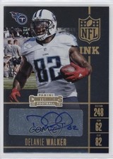 2017 Panini Contenders NFL Ink Gold 4/25 Delanie Walker #NI-DW Auto 1q7