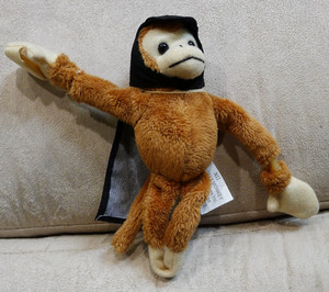 Woot NII Superfly Monkey Cape & Hat - Toy- Makes Monkey Sound