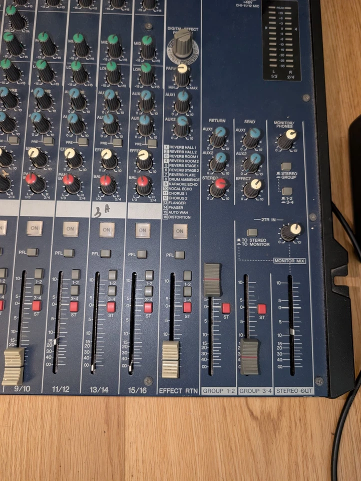 Yamaha MG166CX-USB Phantom Power Live Sound & Recording 16-Channel Mixer Works - Image 4 of 4