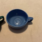 2 Vintage Bel-Terr China Porcelain Coffee Latte Tea Cup Mugs Blue,green — photo 4