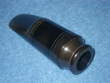 VINTAGE HARD RUBBER, LARGE CHAMBER ALTO SAXOPHONE MOUTHPIECE - .050" -BUESCHER?