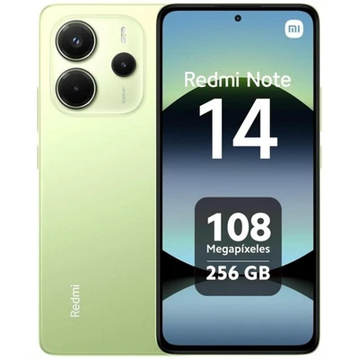 Xiaomi Redmi Note 14 256GB Memoria 8GB Ram Display 6.67" 108Mpx Lime Green Verde