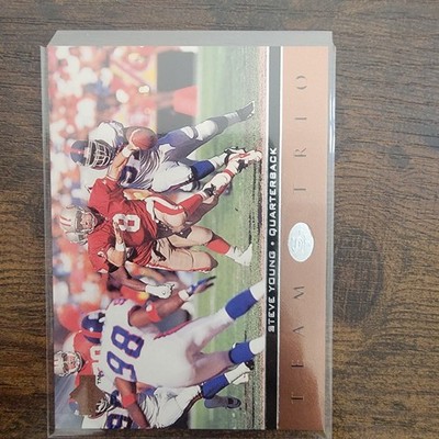 1996 Upper Deck Team Trio Insert Steve Young #TT44 San Francisco 49ers HOF