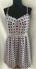 J.Crew Seaside Cami Abstract Floral Teal, Pink, White Dress - Size 4 NWT!