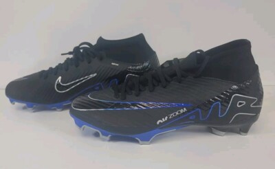 Nike Zoom Superfly 9 Academy FG/MG Black Blue Mens 7.5  display picture 2