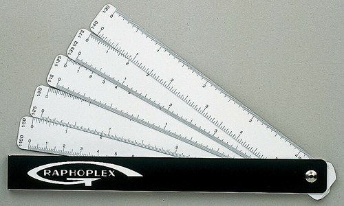 Regla De Abanico 10 Escaleras 15CM