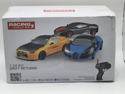 Racing Rally Bugatti Veyron 2.4G 1:24 R/C Drift Returns Cars 4WD Remote Control 