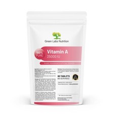 Vitamin A 25?000 IU Tablets ? High Strength Skin, Vision, Hair & Immune Support
