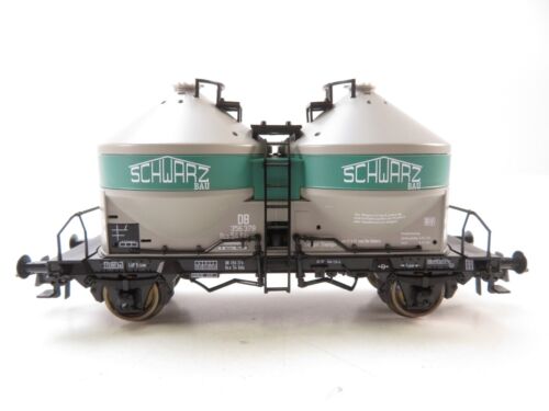 (ID1382) Roco 47563 H0 DC Staubsilowagen "Schwarz Bau" der DB, OVP