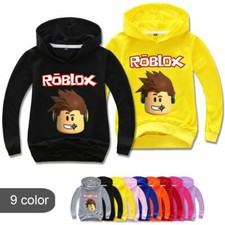 Boys Girls Gifts Roblox Kids Winter Hoodie Warm Coat Jackets Snowsuit Outerwea Ebay - black jacket with cyan blue hoodie t shirt roblox