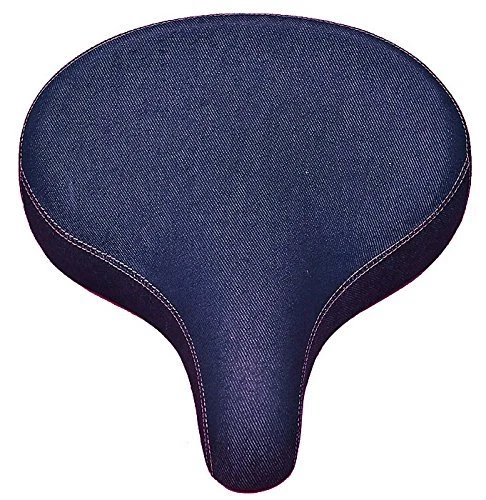 Sillín de asiento Velo Denim con suspensión cómoda bicicleta de playa crucero hecho en Taiwán Foto 3 de 3