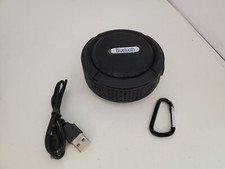 Black Mini Outdoor Wireless Waterproof Bluetooth Speaker W/Suction cup  Mic G53