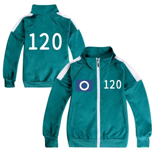 Kids Squid 2 Cosplay Survival Game Costume Sweatshirt Jacket Pants T-Shirt 4-13Y - Picture 8 of 50