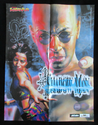 Shadow Man Acclaim N64 Playstation old Video Game - Poster 54 x 42 cm rare Promo