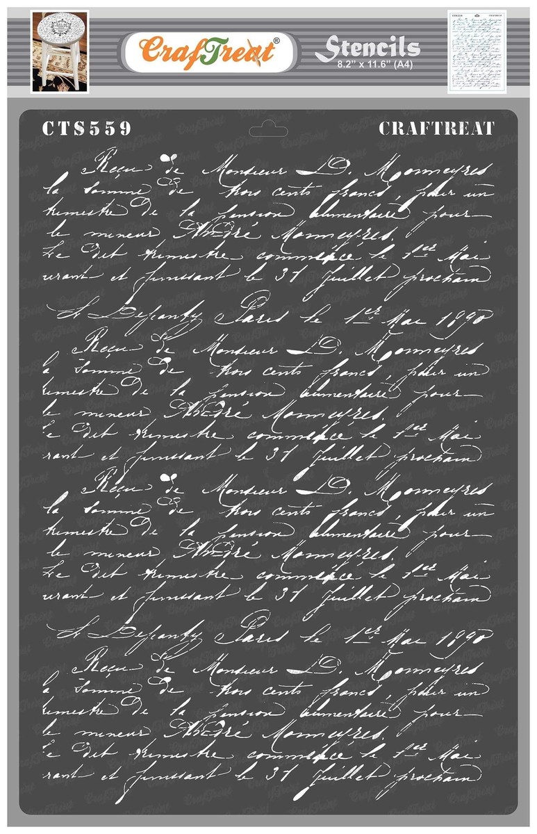 CrafTreat Reusable Quote Stencils For Painting On Wood, Wall, Furniture - Wonderful - View #13