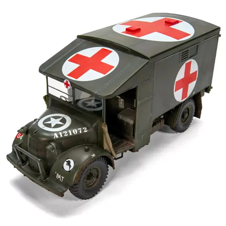 Airfix A1375 - 1/35 Austin K2/Y Ambulanza Militare Veicolo Model Kit - Tracked 4 - Immagine 3 di 4