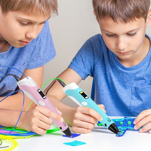 3D Printing Pen Set 3D Drawing Pen with Led Display 12 Color Filament Kid Gift - Picture 7 of 19