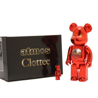 MEDICOM TOY BE@RBRICK atmos × Clottee 100％ & 400％ Action Figure