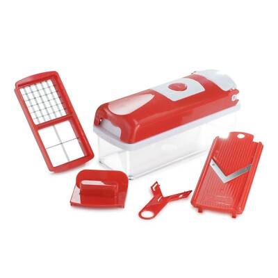 B-Ware ''GENIUS Nicer Dicer Kompakt/Smart '' 5tlg.rot