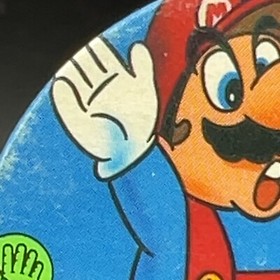 Mario Meet! Menko Super Mario Bros Famicom Card Nintendo 1985 NES Japanese